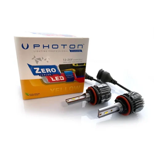 Photon Zero Fansız Sarı H8/H9/H11/H16 LED Far Ampulü