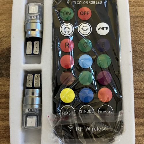T10 Dipsiz Kumandalı Hafızalı RGB LED