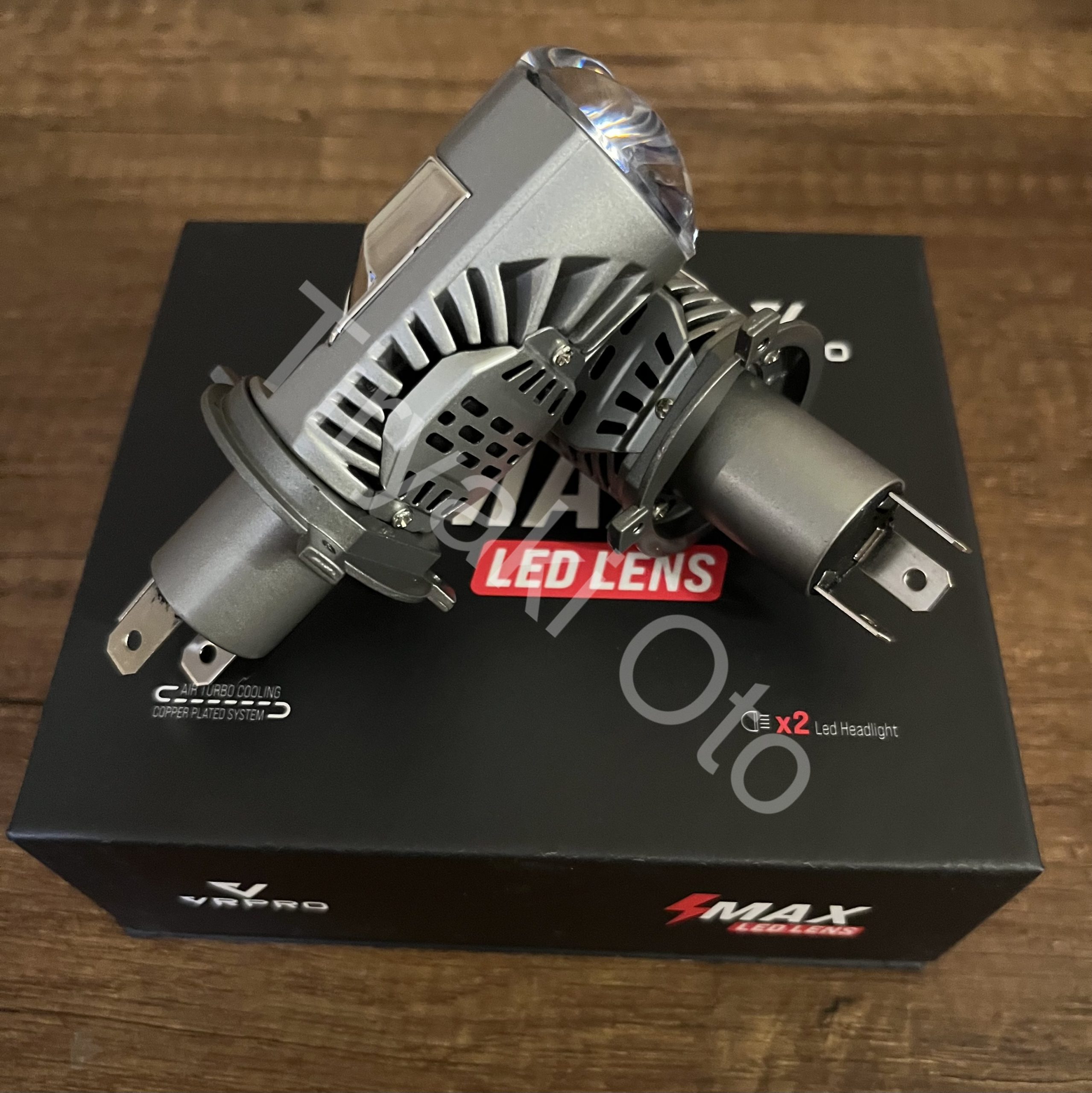 VRPro Lazer Mercekli H4 LED Far Ampulü