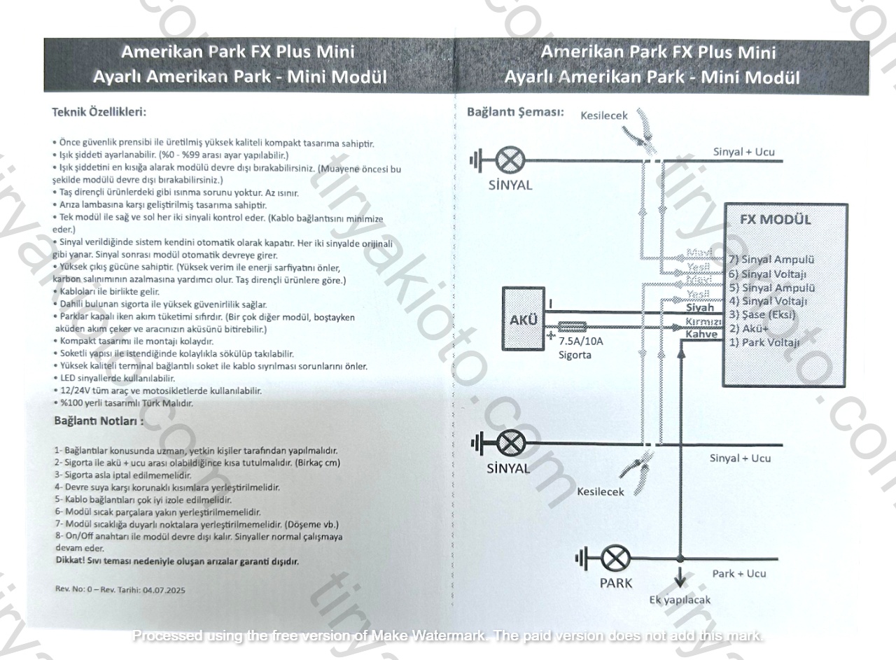 IQ Ayarlı Amerikan Park Modul Mini Yeni Nesil - Görsel 3